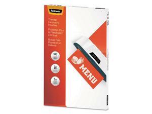 Thermal Laminating Pouches, Menu, 5 mil, 100/Pack Thermal Laminating Pouches, Menu, 5 mil, 100/Pack