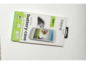 iHOME Ultra Slim Battery Case for Samsung Galaxy S4 LED Battery Indicator