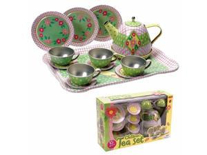 schylling unicorn tin tea set