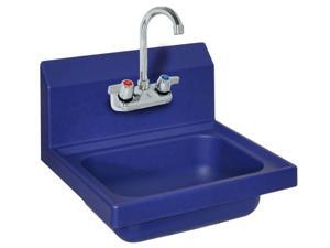 BK Resources i-on Antimicrobial Hand Sink with Splash Mount Faucet BK Resources i-on Antimicrobial Hand Sink with Splash Mount Faucet