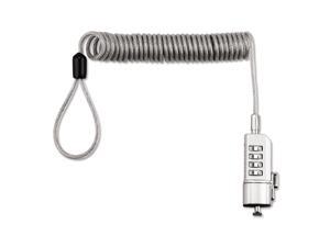 Compact Combination Laptop Lock, 6 ft Steel Cable 64670 Compact Combination Laptop Lock, 6 ft Steel Cable 64670