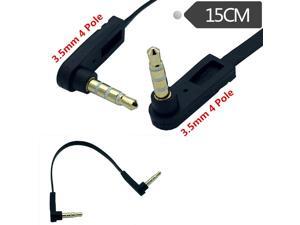 15CM 3.5mm right angle mini plug stereo audio Headphone Extension cable 15CM 3.5mm right angle mini plug stereo audio Headphone Extension cable