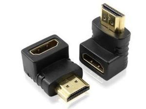 HDMI 1.4 male plug to female jack 270degree angled adapter convertor HDMI 1.4 male plug to female jack 270degree angled adapter convertor
