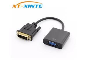 DVI to VGA Adapter 1080P DVI-D to VGA Adapter Cable Digital DVI 24+1 Male to 15 Pin VGA Female Video Converter for PC Display DVI to VGA Adapter 1080P DVI-D to VGA Adapter Cable Digital DVI 24+1 Male to 15 Pin VGA Female Video Converter for PC Display