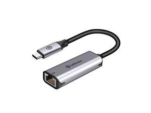 usb c to lan 2.5g adapter ankmax uc312g2 usb type c to rj45 wired lan adapter transfer speed up to 2.5gbps gigabit ethernet adapter, small design drive not required, compatible with type c devices
