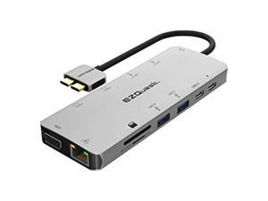 ezquest 13-port ultimate usb-c multimedia hub adapter ezquest 13-port ultimate usb-c multimedia hub adapter