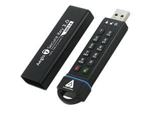 apricorn 120gb aegis secure key fips 140-2 level 3 validated 256-bit encryption usb 3.0 flash drive (ask3-120gb)