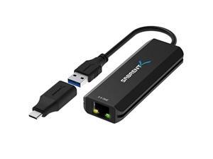 sabrent usb type-a or type-c to 2.5 gigabit ethernet adapter 10/100/1000/2500 nt-s25g sabrent usb type-a or type-c to 2.5 gigabit ethernet adapter 10/100/1000/2500 nt-s25g
