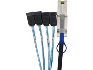 3.3FT Male to Internal Mini SAS 36pin Male Cable CableCreation External Mini SAS 26pin SFF-8088 SFF-8087 