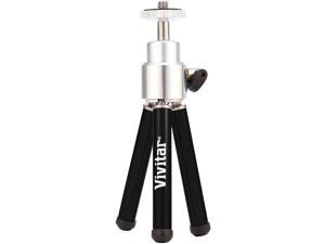 Vivitar VIV-MPT-100B 6-Inch Table Tripod (Black) Vivitar VIV-MPT-100B 6-Inch Table Tripod (Black)