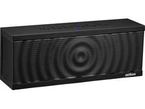 Zets Bluetooth Speakers 10W Up to 12 Hours Playtime NFC & AUX Connectivity Portable Loud Speaker for iPhone iPad Galaxy Nexus and More - Black