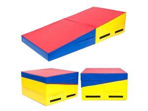 Incline 60"x30"x14" Gymnastics Mat Wedge Folding Gymnastics Gym Fitness Tumbling Incline 60"x30"x14" Gymnastics Mat Wedge Folding Gymnastics Gym Fitness Tumbling