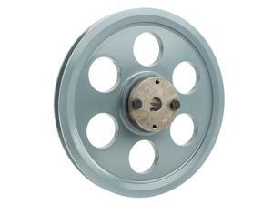 Cast Iron 8.75" Single 1 Groove Belt A Section 4L Pulley w/ 5/8" Sheave Bushing Cast Iron 8.75" Single 1 Groove Belt A Section 4L Pulley w/ 5/8" Sheave Bushing