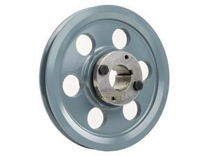Cast Iron 8.25" Single 1 Groove Belt A Section 4L Pulley 1-3/16 Sheave Bushing Cast Iron 8.25" Single 1 Groove Belt A Section 4L Pulley 1-3/16 Sheave Bushing