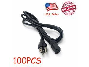 100pcs Power Cord Cable Desktop Computer 6feet IEC320 3-Prong Design Heavy Duty 100pcs Power Cord Cable Desktop Computer 6feet IEC320 3-Prong Design Heavy Duty
