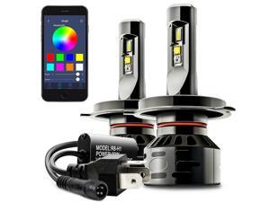 RGB LED Headlight Bulb Conversion Light KIT APP Bluetooth Control 9005 HB3/9040 RGB LED Headlight Bulb Conversion Light KIT APP Bluetooth Control 9005 HB3/9040