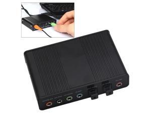 USB 5.1 Channel External Optical Audio Fiber Sound Card S/PDIF for Laptop PC USB 5.1 Channel External Optical Audio Fiber Sound Card S/PDIF for Laptop PC