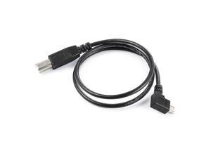 CY Cable 90 Degree Angled Micro USB to USB Type B Host OTG Adapter Cable For Printer Scanner Hard Disk CY Cable 90 Degree Angled Micro USB to USB Type B Host OTG Adapter Cable For Printer Scanner Hard Disk