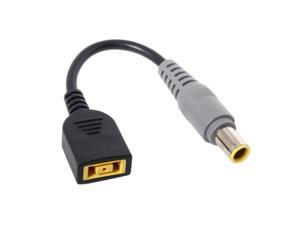 10pcs/lot DC 7.9*5.4mm DC Plug to Rectangle Female Charger Power Cable for Lenovo ThinkPad X1 Carbon Laptop 10pcs/lot DC 7.9*5.4mm DC Plug to Rectangle Female Charger Power Cable for Lenovo ThinkPad X1 Carbon Laptop