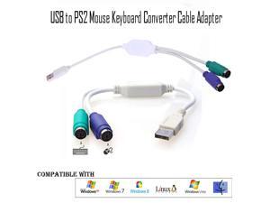 31cm High Quality USB To PS/2 Cable Adapter Converter Mouse Keyboard Converter Adapter For PS2 Interface Connector 31cm High Quality USB To PS/2 Cable Adapter Converter Mouse Keyboard Converter Adapter For PS2 Interface Connector