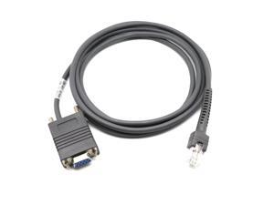 Lejiahong LS2208 RS232 Serial Cable CBA-R01-S07PAR for Symbol Barcode Scanner LS2208 6.5 Feet Lejiahong LS2208 RS232 Serial Cable CBA-R01-S07PAR for Symbol Barcode Scanner LS2208 6.5 Feet