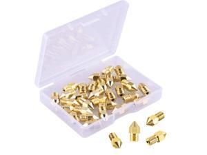 30 Pieces Mk8 Nozzle 0.4Mm 3D Printer Nozzles Extruder Print Head For 3D Printer Makerbot Creality Cr-10(1Pc Plastic Box) 30 Pieces Mk8 Nozzle 0.4Mm 3D Printer Nozzles Extruder Print Head For 3D Printer Makerbot Creality Cr-10(1Pc Plastic Box)