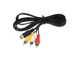 3RCA 1.8 m 9 pin Audio Video AV Cable for Sega Genesis 2 or 3 3RCA 1.8 m 9 pin Audio Video AV Cable for Sega Genesis 2 or 3