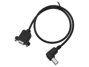 Extension Cable 50cm USB 2.0 B Male to USB B Female Socket Printer Mount Panel Extension Cable 50cm USB 2.0 B Male to USB B Female Socket Printer Mount Panel