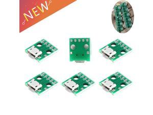 10pcs/lot Micro USB To DIP Adapter 5pin Female Connector Module Board Panel Female 5Pin Pinboard B Type PCB 2.54MM 10pcs/lot Micro USB To DIP Adapter 5pin Female Connector Module Board Panel Female 5Pin Pinboard B Type PCB 2.54MM