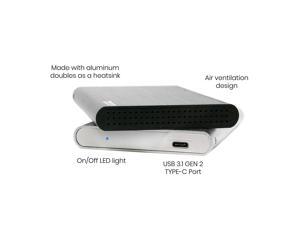 Fantom Drives 2TB Portable SSHD (Solid State Hybrid Drive) - USB 3.1 Gen 2 Type-C 10Gb/s - Silver Fantom Drives 2TB Portable SSHD (Solid State Hybrid Drive) - USB 3.1 Gen 2 Type-C 10Gb/s - Silver