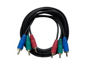 COMPONENT VIDEO CABLE 3 RCA 6 FT RGB HDTV DVD VCR COMPONENT VIDEO CABLE 3 RCA 6 FT RGB HDTV DVD VCR