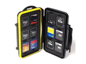 12SD+12TF Waterproof Memory Card Storage Box Holder Memory Card Carrying Pouch Case All In One Anti-Shock Camera Memory Card Bag 12SD+12TF Waterproof Memory Card Storage Box Holder Memory Card Carrying Pouch Case All In One Anti-Shock Camera Memory Card Bag