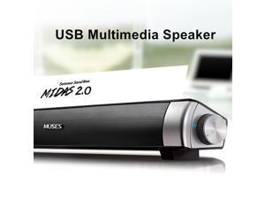 Speaker Wired Soundbar Speaker HIFI Bass Stereo Sound Bar with USB AUX Mic for Computer PC Smartphone TV Home Theater Laptop Speaker Wired Soundbar Speaker HIFI Bass Stereo Sound Bar with USB AUX Mic for Computer PC Smartphone TV Home Theater Laptop