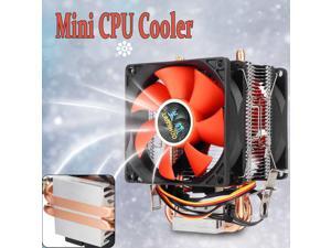 Computer PC CPU Cooler Fan Cooling Dual Fan Mini 3pin 2 Heatpipes CPU Cooler for Intel LGA 775/1150/1151/1155/1156 AMD AM2 AMD3 Computer PC CPU Cooler Fan Cooling Dual Fan Mini 3pin 2 Heatpipes CPU Cooler for Intel LGA 775/1150/1151/1155/1156 AMD AM2 AMD3