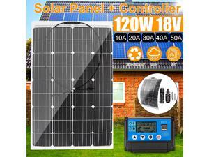LEORY 120W 18V Solar Panel Kit Monocrystalline Silicon Semi-flexible Solar Cell Module Outdoor W/ MC4 Connector Battery Charger LEORY 120W 18V Solar Panel Kit Monocrystalline Silicon Semi-flexible Solar Cell Module Outdoor W/ MC4 Connector Battery Charger