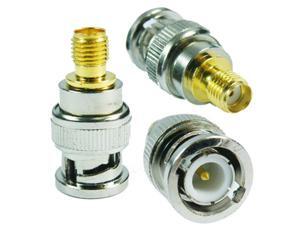 Mini RF Antenna Adapter BNC Male to SMA Female Radio Antenna Coaxial Cable Connector Adapter for Kenwood Cable Mini RF Antenna Adapter BNC Male to SMA Female Radio Antenna Coaxial Cable Connector Adapter for Kenwood Cable