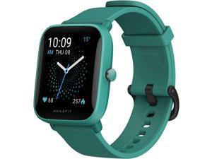 Amazfit Bip U Pro Smart Watch with Alexa BuiltIn for Men Women GPS Fitness Tracker with 60 Sport Modes Blood Oxygen Heart Rate Sleep Monitor 5 ATM Water Resistant for iPhone AndroidGreen