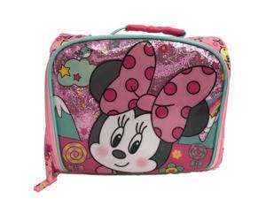 Disney Collection Minnie Mouse Insulated Lunch Box - Kids Glittery Lunch Bag Disney Collection Minnie Mouse Insulated Lunch Box - Kids Glittery Lunch Bag