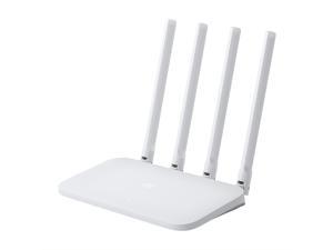 Xiaomi Wireless Router Smart Control High Speed Wide Coverage WiFi Internet Router 64MB 300Mbps with 4 Highgain Antennas for Home Office White