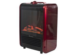 Comfort Zone CZFP1 Mini Ceramic Tabletop Fireplace Heater for Indoor Use, Red Comfort Zone CZFP1 Mini Ceramic Tabletop Fireplace Heater for Indoor Use, Red