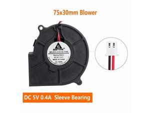 GDT 75X15MM 5V 2P 75MM 15MM Brushless Computer Cooling Exhaust Case Blower Fan 