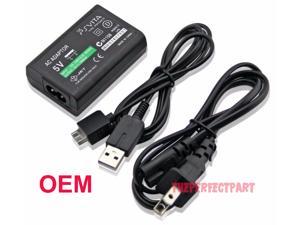 AC Adapter Power Supply USB Data Cable For  PS Vita PSV Home Wall Charger US