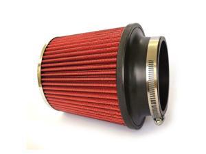 New 3" Inches Race Performance Cold Red Air Intake Cone Filter Universal New 3" Inches Race Performance Cold Red Air Intake Cone Filter Universal