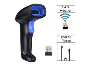 2.4Ghz Wireless Barcode Scanner USB Cordless 1D Laser Barcode Reader Handhold 2.4Ghz Wireless Barcode Scanner USB Cordless 1D Laser Barcode Reader Handhold