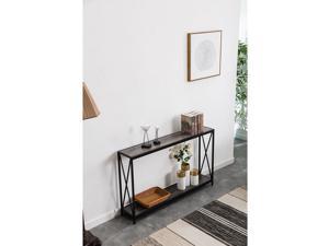 Console Table Vintage Accent Stand Side Entryway Display Storage Shelf 4 Colors