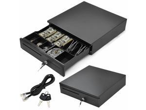 New POS Cash Drawer 4/5Bill 5Coin Tray Compble with Star and Epson Printers New POS Cash Drawer 4/5Bill 5Coin Tray Compble with Star and Epson Printers