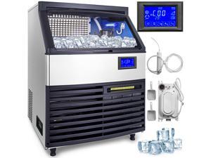 440Lbs Ice Maker Ice Cube Making Machine 200Kg /24H Commercial 99LBS Ice Storage 440Lbs Ice Maker Ice Cube Making Machine 200Kg /24H Commercial 99LBS Ice Storage