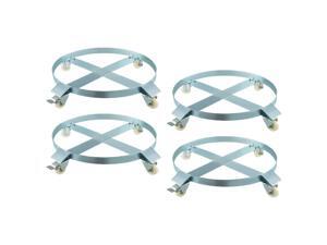 4PCS Drum Dolly 55 Gallon With 4 Caster Wheels Weld Caster Seamless 4PCS Drum Dolly 55 Gallon With 4 Caster Wheels Weld Caster Seamless