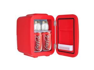 5L 12v Mini Fridge Cooler Warmer Portable Car Refrigerator Cooler Box Red White