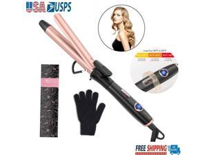 LCD Hair Curler Professional Iron 360°Rotng Waver Curling Ceramic Cong New